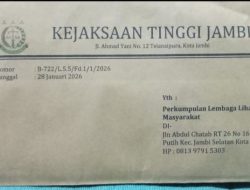 Laporan Dugaan Korupsi Jalan Kebun IX Muaro Jambi: Pelimpahan Kejati ke Kejari Sengeti Mandek, Publik bertanya?