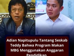 Habiburokhman Respons Tantangan Debat Adian ke Seskab Teddy soal Anggaran MBG