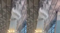 Atap Terminal 3 Soetta Jebol Diterjang Hujan Deras, Penumpang Panik Berhamburan