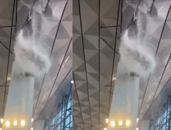 Atap Terminal 3 Soetta Jebol Diterjang Hujan Deras, Penumpang Panik Berhamburan