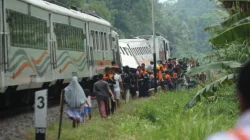 KA Bangunkarta Anjlok di Bumiayu, Perjalanan Kereta Terganggu, KAI Minta Maaf