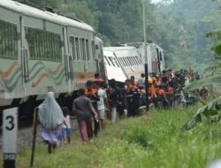 KA Bangunkarta Anjlok di Bumiayu, Perjalanan Kereta Terganggu, KAI Minta Maaf