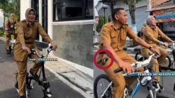 Bike to Work Wabup Bojonegoro Tuai Sorotan, Publik Curiga Sekadar Pencitraan Gara-Gara “Kunci Mobil”