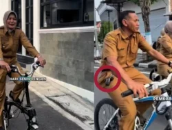 Bike to Work Wabup Bojonegoro Tuai Sorotan, Publik Curiga Sekadar Pencitraan Gara-Gara “Kunci Mobil”