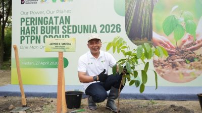 PTPN IV PalmCo Targetkan Tanam 50.000 Pohon, Perkuat Komitmen Lingkungan di Hari Bumi