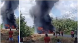 Bus ALS Tabrak Truk Tangki di Muratara, 16 Orang Tewas Terbakar