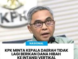 KPK Larang Kepala Daerah Beri THR ke Instansi Vertikal, Ingatkan Potensi Korupsi