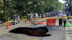 Jalan Lenteng Agung Amblas, Gorong-gorong Keropos Jadi Penyebab