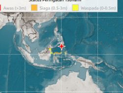 Gempa Magnitudo 7,7 Guncang Sulawesi Utara, BMKG Keluarkan Peringatan Dini Tsunami