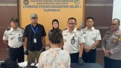 Sembunyikan Sabu di Area Vital, Pengunjung Wanita Gagal Kelabui Petugas Lapas Surabaya