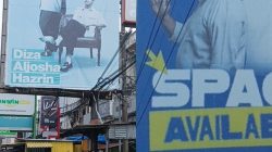 Masih Adakah Aturan di Kota Jambi? Reklame Bergambar Maulana-Diza Diduga Ilegal dan Tidak Bayar Pajak