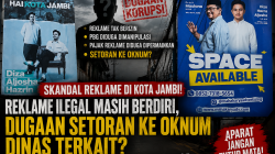 Dugaan Adanya ” Setoran” Terkait Pajak Reklame Dan Perizinan di Kota Jambi, Dinas Takut dengan Siapa?