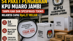 Terkuak, BPK Temukan 54 Paket Bermasalah Di KPU Muaro Jambi, Nilainya Capai Rp 4,27 Miliar