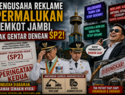 Enam Perusahaan Reklame Abaikan SP 2 Dari Pemkot Jambi ? Wibawa Walikota DiPertaruhkan!!