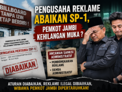 8 Pengusaha Reklame Abaikan SP-1 Dinas, Pemkot Jambi Kehilangan Muka ?