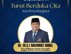 Kabar Duka: Anggota DPR RI Rachmat Gobel Meninggal Dunia