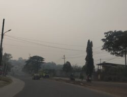 ISPU Kota Jambi Tembus 204, Kabut Asap Makin Pekat dan Udara Masuk Kategori Sangat Tidak Sehat