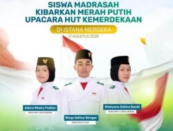 Tiga Siswa Madrasah Terpilih Jadi Paskibraka HUT ke-81 RI di Istana